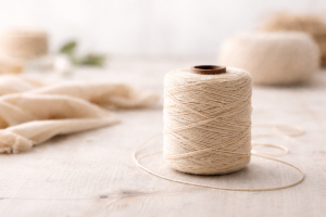 تصویر نخ پنبه خام