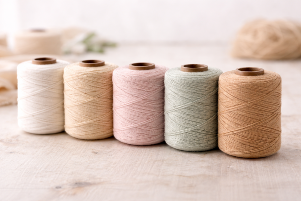 تصویر نخ‌های خودرنگ